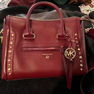 Michael Kors authentic burgundy satchel